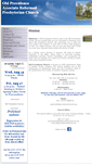 Mobile Screenshot of oldprovidencechurch.org