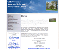 Tablet Screenshot of oldprovidencechurch.org